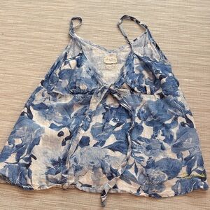 The Lazy Poet Blue Floral Camisole Top